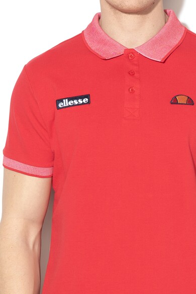 ELLESSE Heritage galléros póló hímzett foltrátétekkel férfi