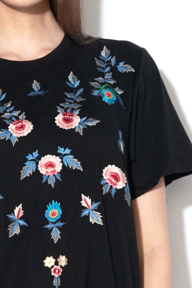 Silvian Heach Collection Тениска Capinota с флорална бродерия Жени