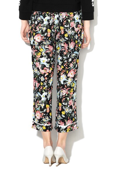 Silvian Heach Collection Pantaloni capri din material vaporos, cu model floral Ashan Femei