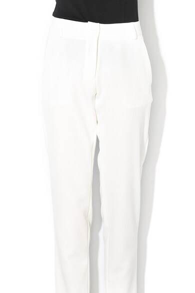 Silvian Heach Collection Панталон Natural със стеснен крачол Жени