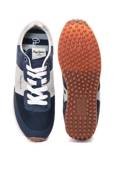 Pepe Jeans London Pantofi sport cu insertii de piele intoarsa Garret Barbati