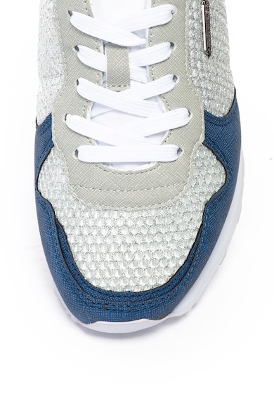 Pepe Jeans London Verona sneaker cipő csillámos hálós anyagbetétekkel női