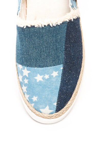 Pepe Jeans London Nora mintás espadrille cipő csillámos részletekkel Fiú