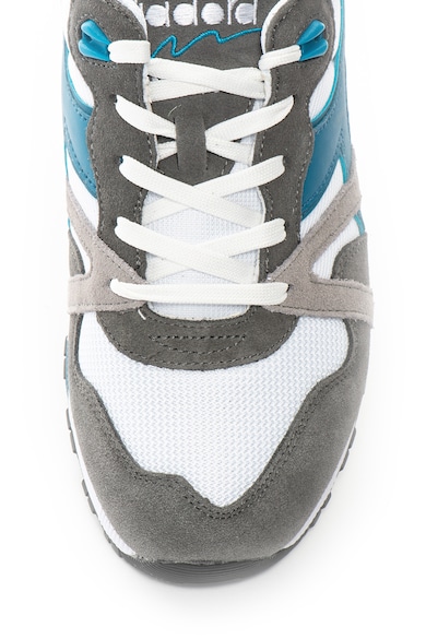 Diadora Pantofi sport colorblock cu garnituri de piele intoarsa N9000 III Barbati