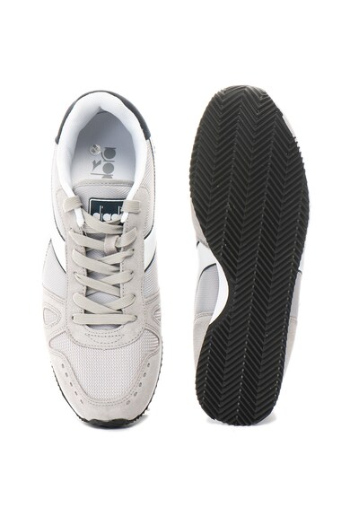 Diadora Simple Run sneakers cipő nyersbőr és műbőr szegélyekkel férfi