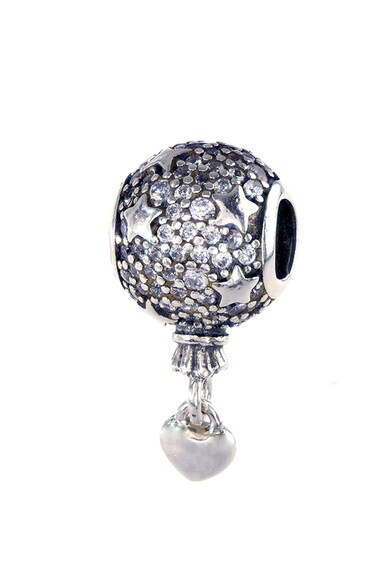 Rankine-Silver Talisman din argint, in forma de balon, decorat cu cristale zirconia Femei