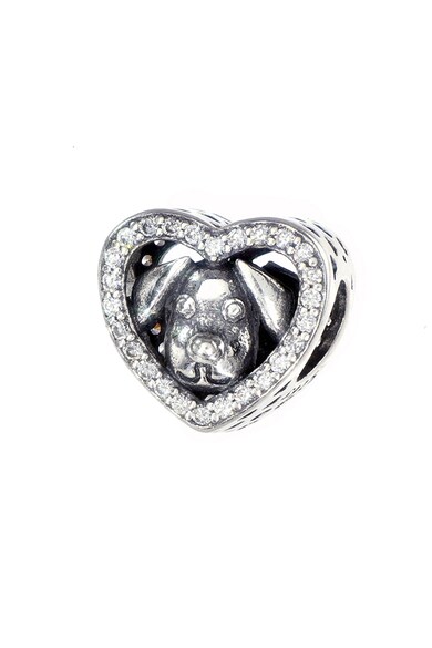 Rankine-Silver Talisman de argint, in forma de inima, cu cristale Femei