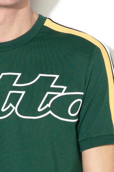 Lotto Tricou cu imprimeu logo si dungi laterale contrastante Athletica II Barbati