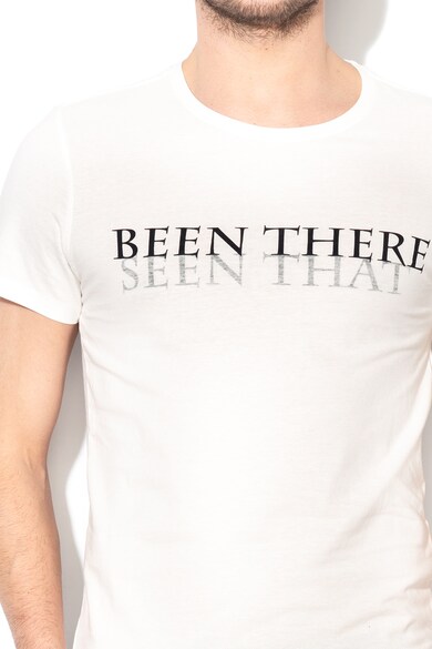BLEND Тениска с текстова щампа Мъже