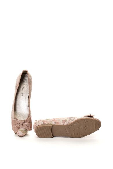 Marco Tozzi Virágmintás balerina cipő dekoratív masnival női