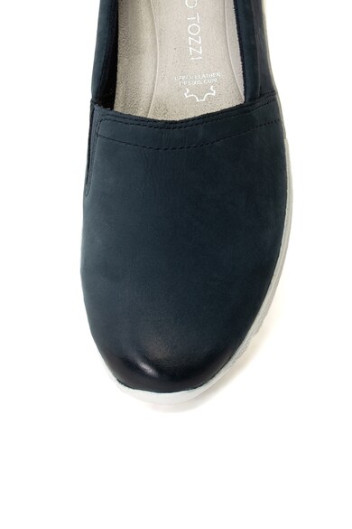 Marco Tozzi Pantofi wedge slip-on de piele nabuc Femei