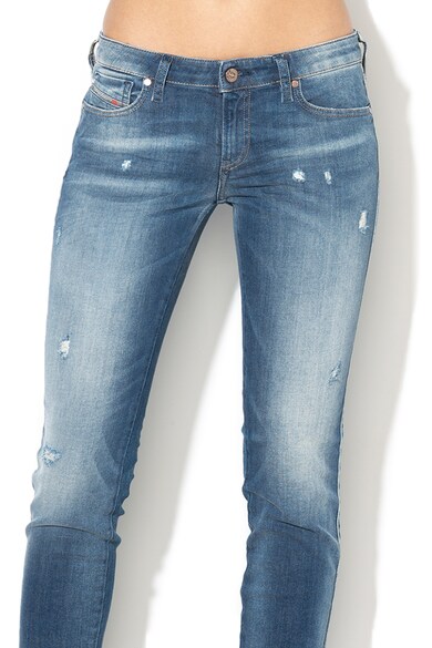 Diesel Blugi super slim-skinny cu talie joasa Gracey Femei