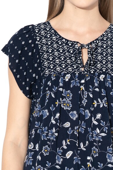 GAP Bluza cu model floral si maneci scurte Femei