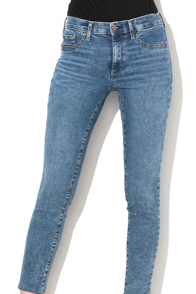 GAP Blugi super skinny cu aspect decolorat Femei