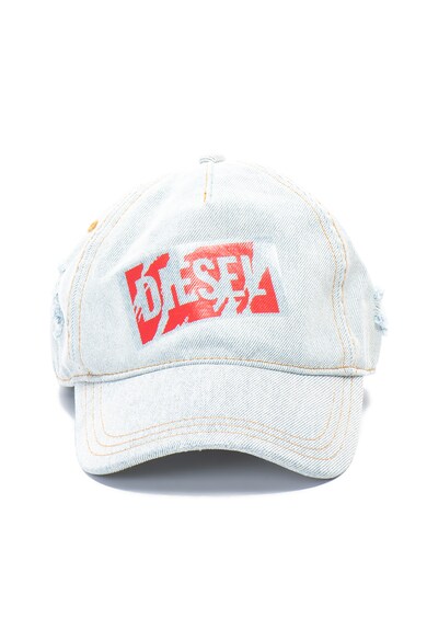 Diesel Sapca ajustabila din denim cu imprimeu logo Cateen Barbati