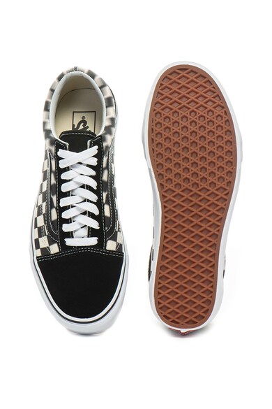 Vans Tenisi in carouri cu garnituri de piele intoarsa Old Skool Barbati