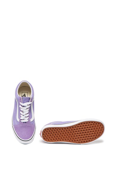 Vans Old Skool tornacipő nyersbőr részletekkel női