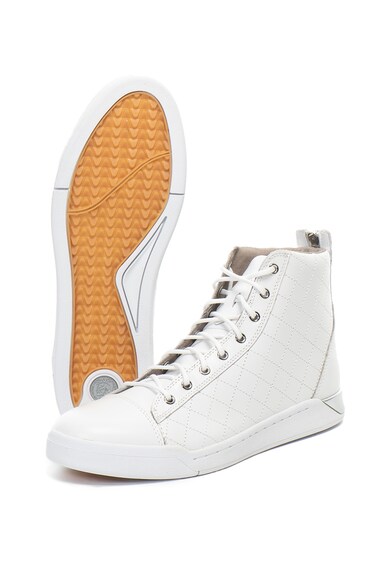 Diesel Pantofi sport hi-top de piele, matlasati Diamond Barbati