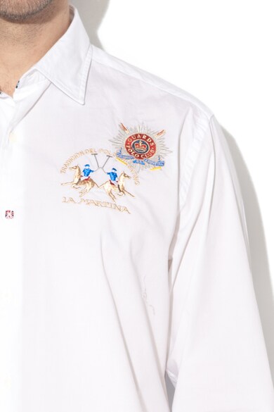 LA MARTINA Риза с бродирано лого Мъже