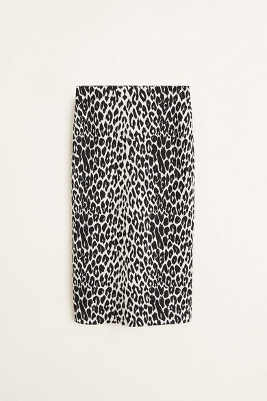 Mango Fusta midi cu animal print Becky Femei