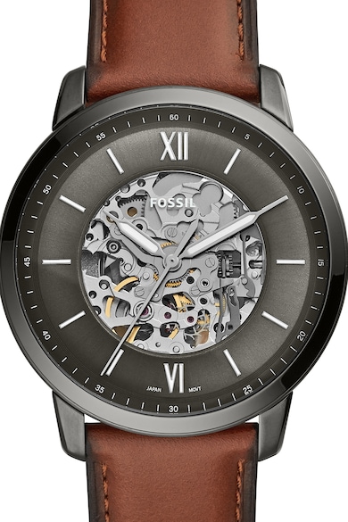 Fossil Ceas automatic cu o curea de piele Barbati