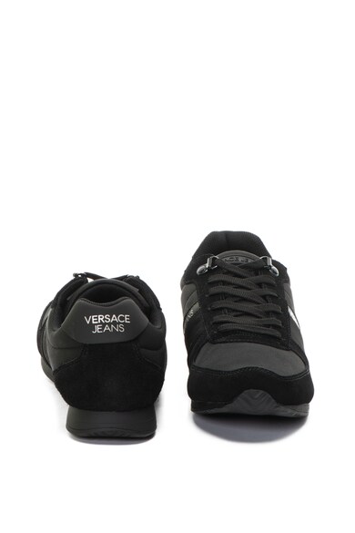 Versace Jeans Sneakers cipő nyersbőr szegélyekkel férfi