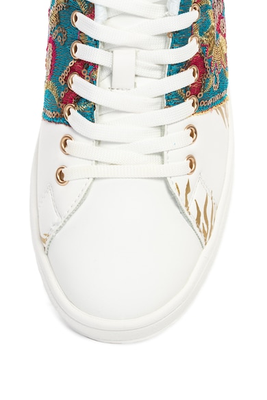 DESIGUAL Pantofi sport cu paiete si broderii Cosmic Exotic Femei