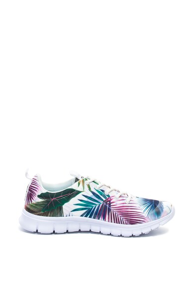 DESIGUAL Bio Patching trópusi mintás sneakers cipő női