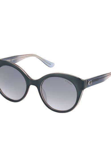 GUESS Ochelari de soare cat-eye rotunzi cu logo discret Femei