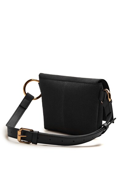 Mango Geanta crossbody de piele intoarsa si piele ecologica Sauvage Femei