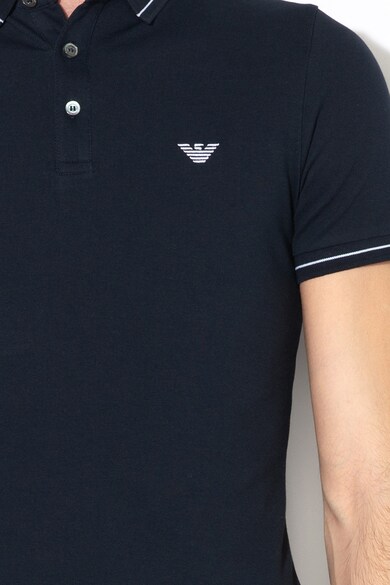 Emporio Armani Tricou polo cu broderie logo Barbati