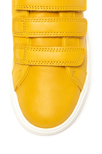 Clarks Pantofi sport de piele cu velcro City Oasis Fete