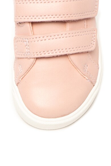 Clarks Pantofi sport de piele cu velcro City Oasis Fete