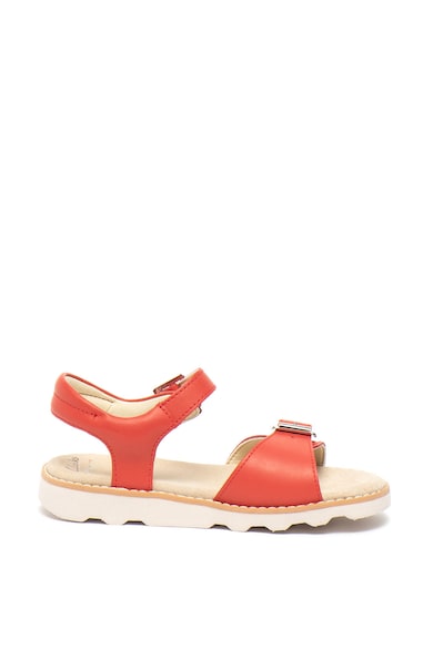 Clarks Sandale de piele cu catarame Crown Bloom Fete