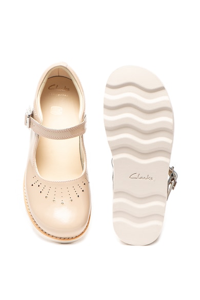 Clarks Pantofi Mary Jane de piele lacuita Crown Fete