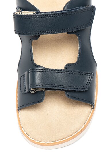 Clarks Sandale de piele, cu velcro Crown Root Baieti