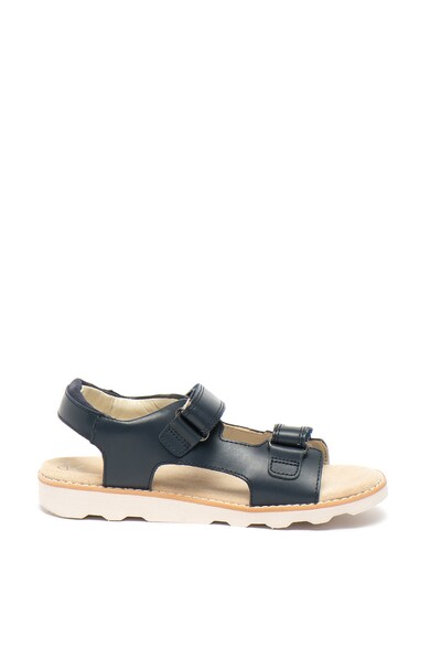 Clarks Sandale de piele, cu velcro Crown Root Fete