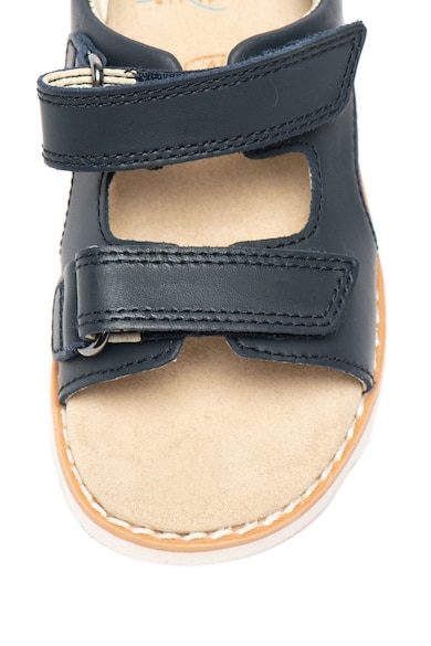 Clarks Sandale de piele, cu velcro Crown Root Baieti