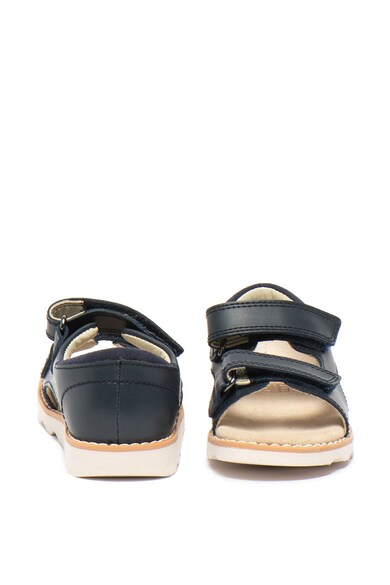 Clarks Sandale de piele, cu velcro Crown Root Fete