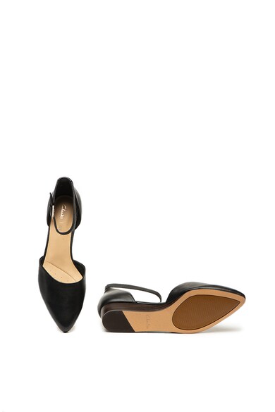 Clarks Pantofi d'Orsay de piele cu talpa wedge Sense Femei