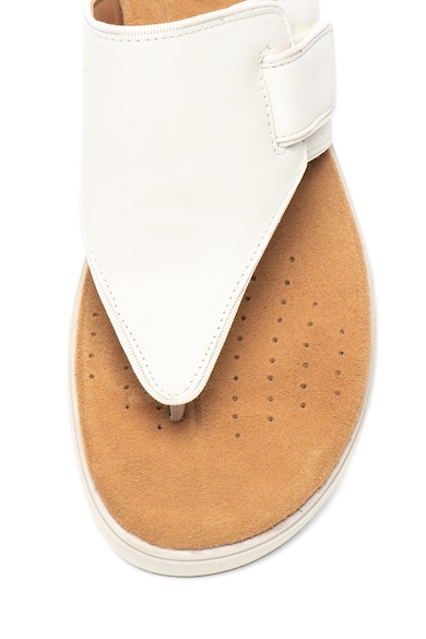 Clarks Karely bőr telitalpú flip-flop papucs női