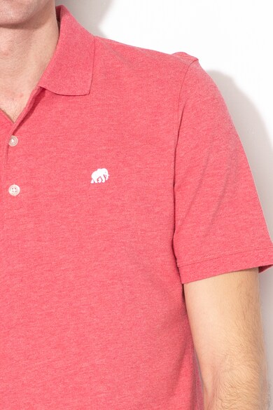 Banana Republic Tricou polo din pique, cu detaliu brodat cu elefant Barbati