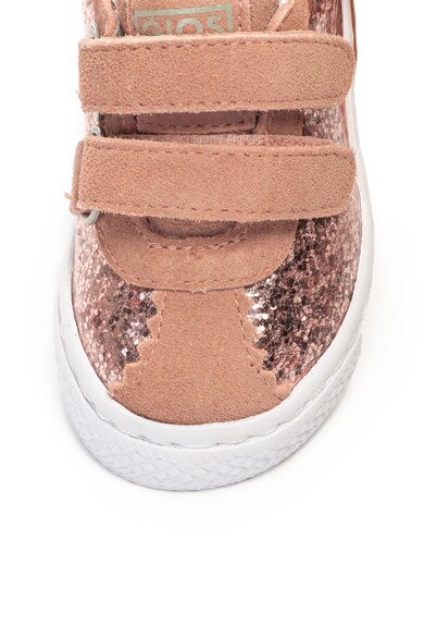 Gioseppo Fiumicino csillámos sneaker cipő nyersbőr anyagbetétekkel Fiú