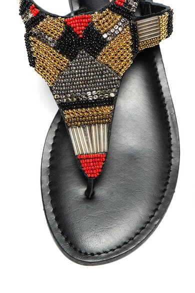 Gioseppo Sandale slingback de piele, cu bareta separatoare si decoratiuni cu margele Obidos Femei
