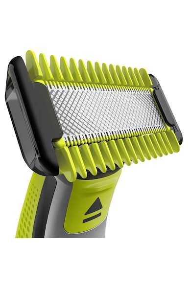 Philips Aparat hibrid de barbierit, tuns barba si parul corporal  OneBlade /30, 4 piepteni, 2 lame, Negru/Verde Barbati