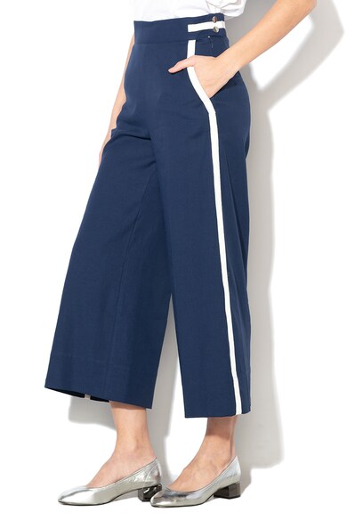 Marella Pantaloni din amestec de in, cu croiala ampla si dungi laterale contrastante Grecia Femei