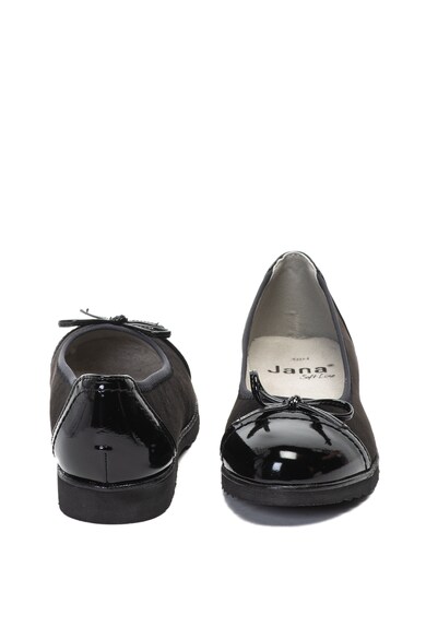 Jana Shoes Balerini de piele intoarsa ecologica Femei
