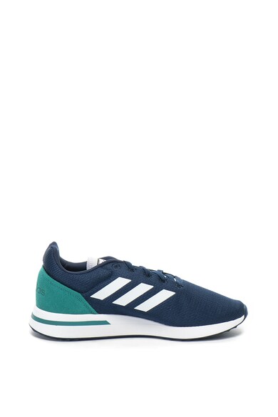 adidas Performance Pantofi sport de piele intoarsa si plasa tricotata cu OrthoLite® Run70S Barbati