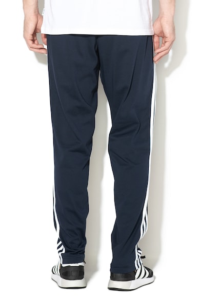 adidas Performance Pantaloni conici cu model in dungi, pentru antrenament Essentials Barbati