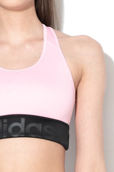 adidas Performance Bustiera cu segment de plasa pe partea din spate, pentru fitness Femei